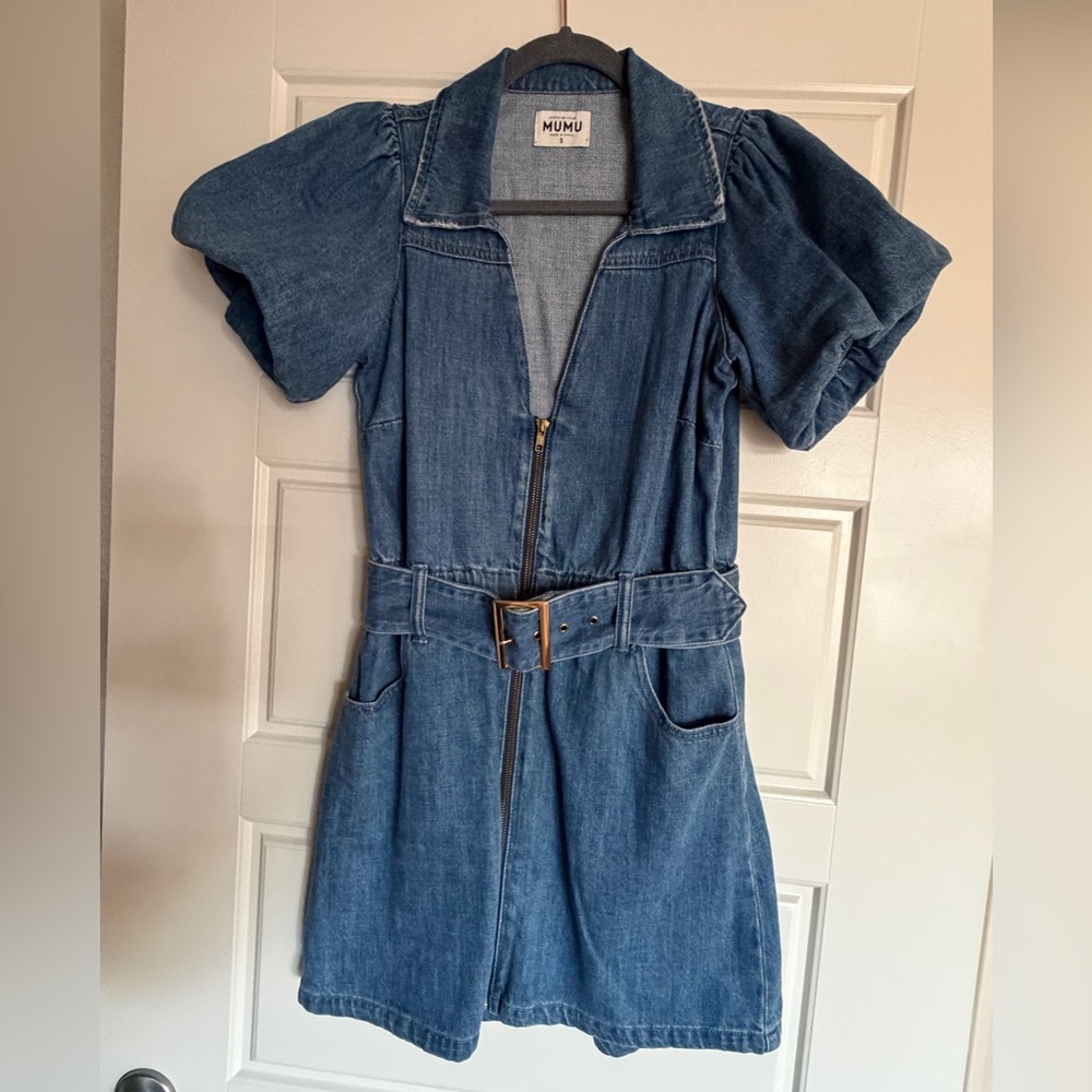 Show Me Your MuMu Denim Dress